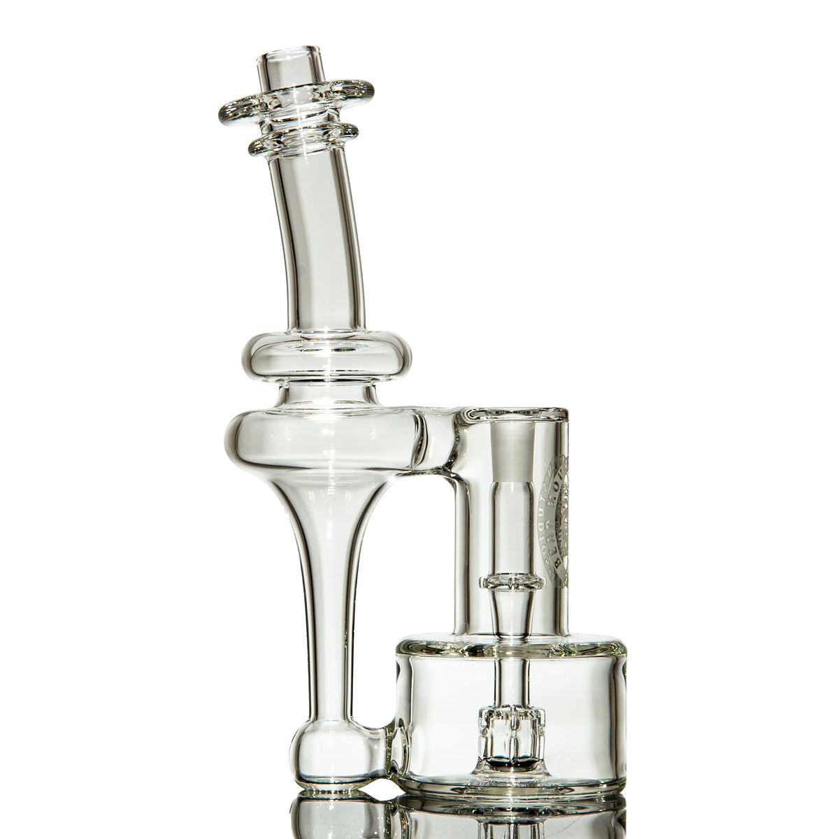 Hand-blown glass 10mm Mini Double Diffused RBR by Bear Mountain Studios
