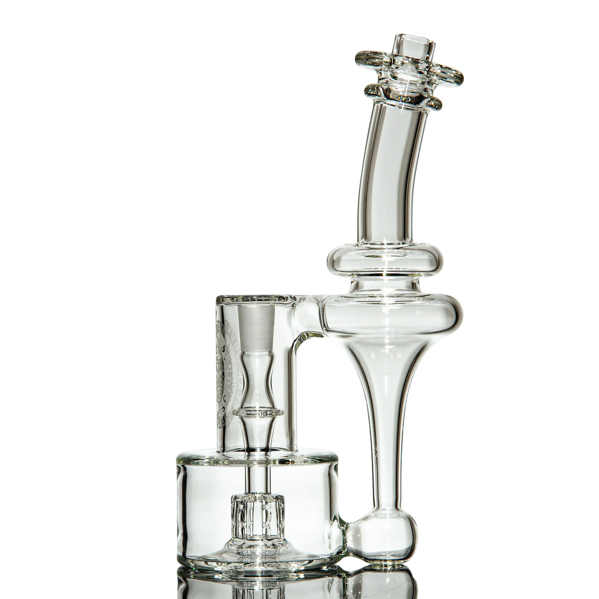 Hand-blown glass 14mm Double Diffused RBR by Bear Mountain Studios
