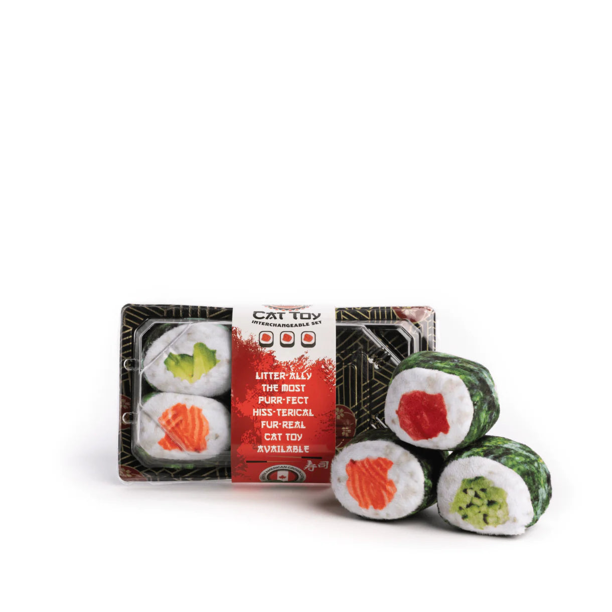Fab Dog - Sushi Roll Cat Toy