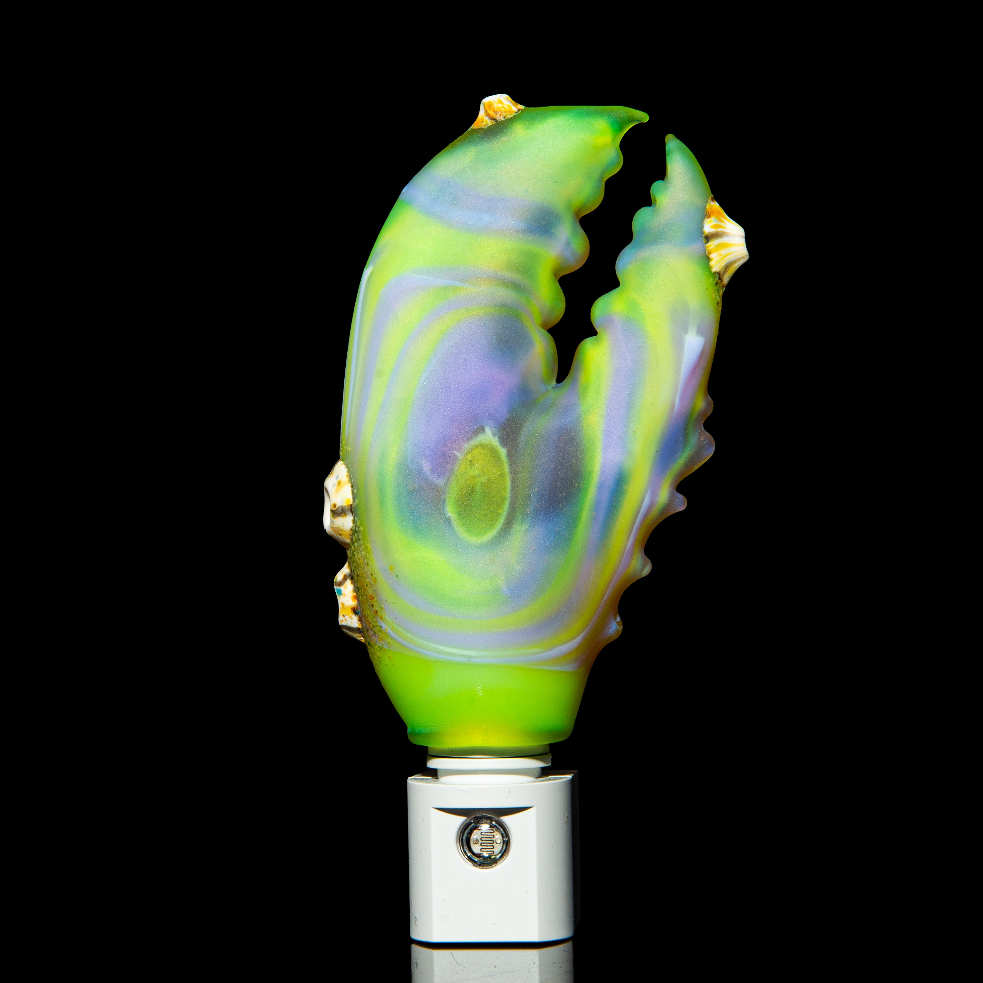 C Glass x Mrs Claws - Green & Purple Lobster Claw Night Light
