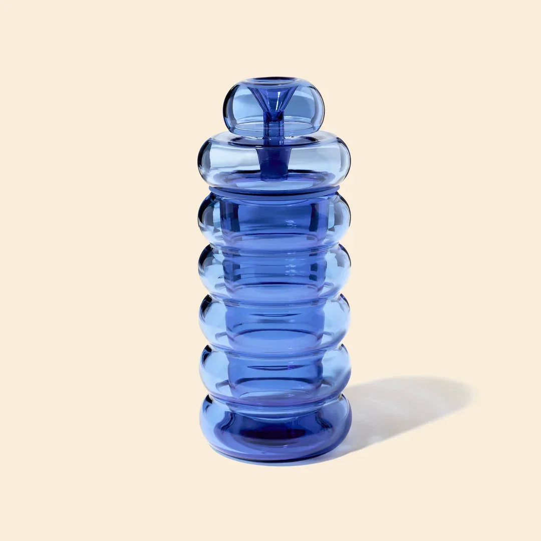 Hand-blown glass Bolla Gravity Bong by NWTN Home