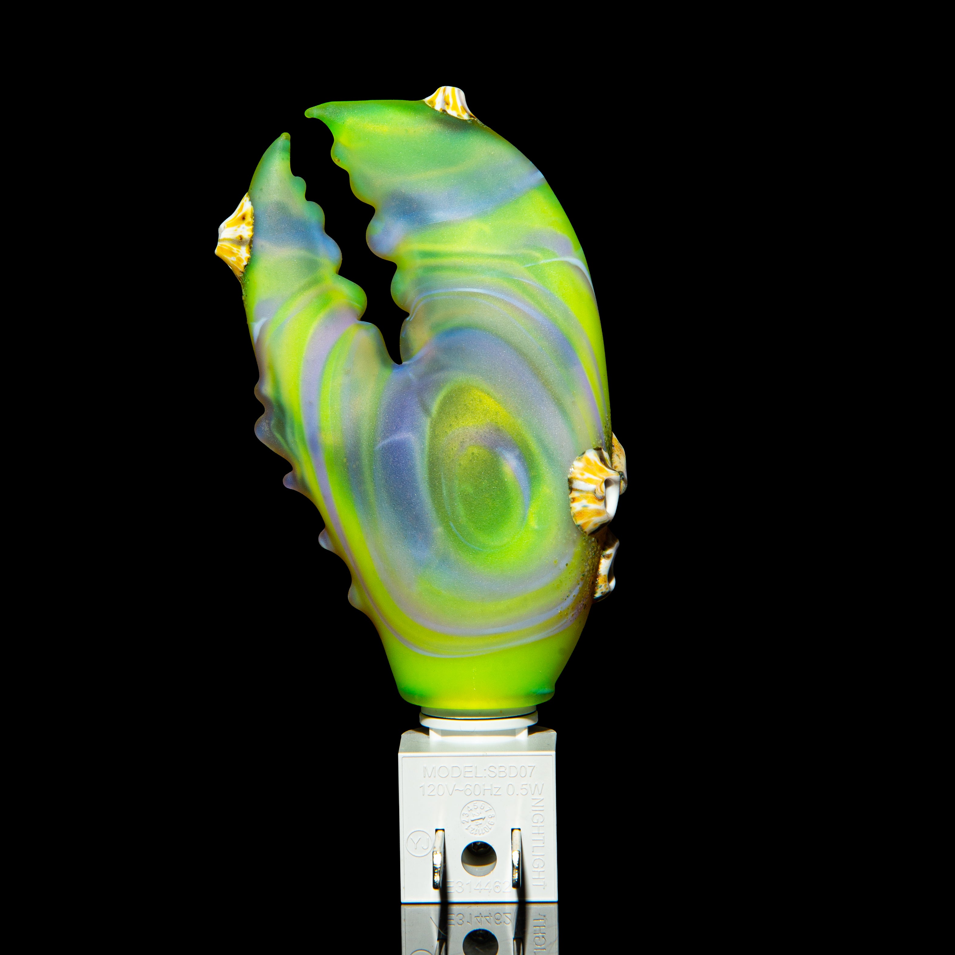 C Glass x Mrs Claws - Green & Purple Lobster Claw Night Light