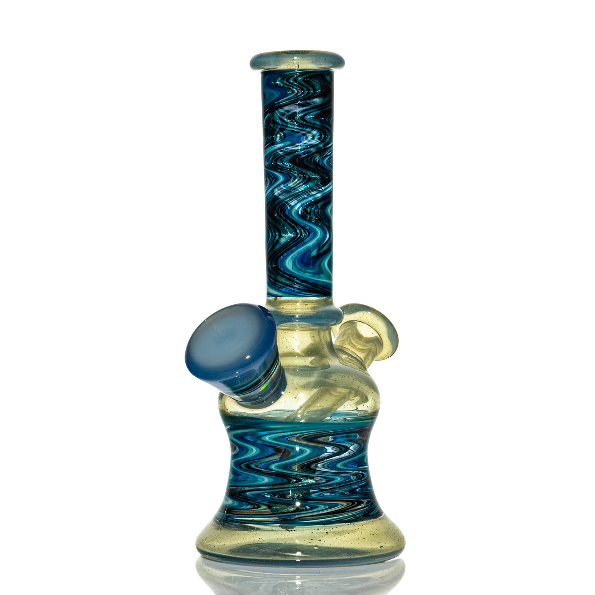 Hand-blown glass dab rig by Blueberry 503