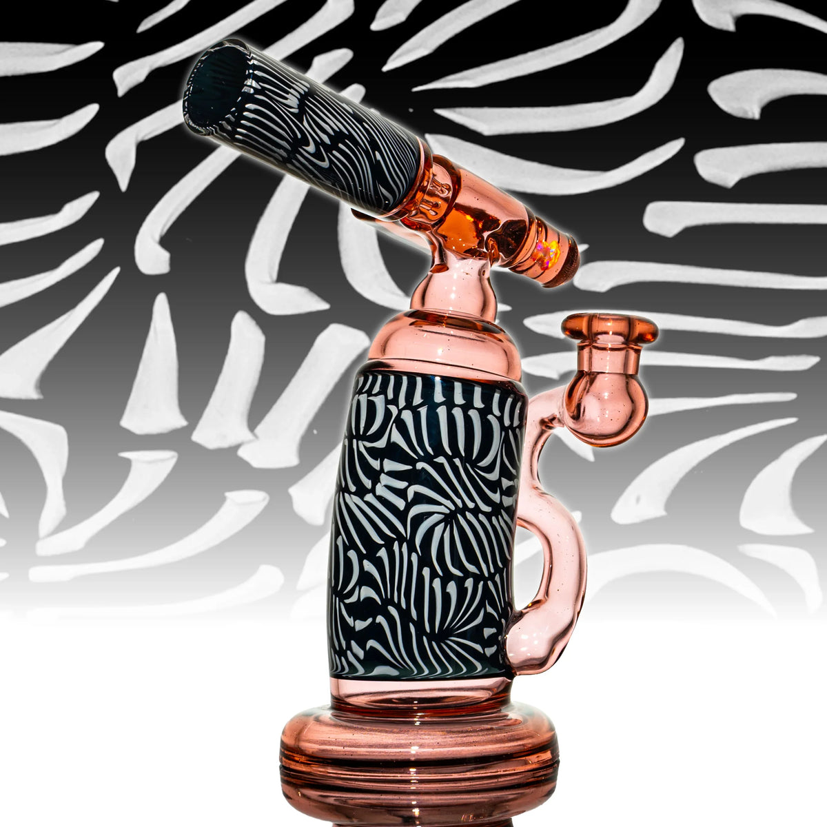 Hand-blown glass dab rig by Certo