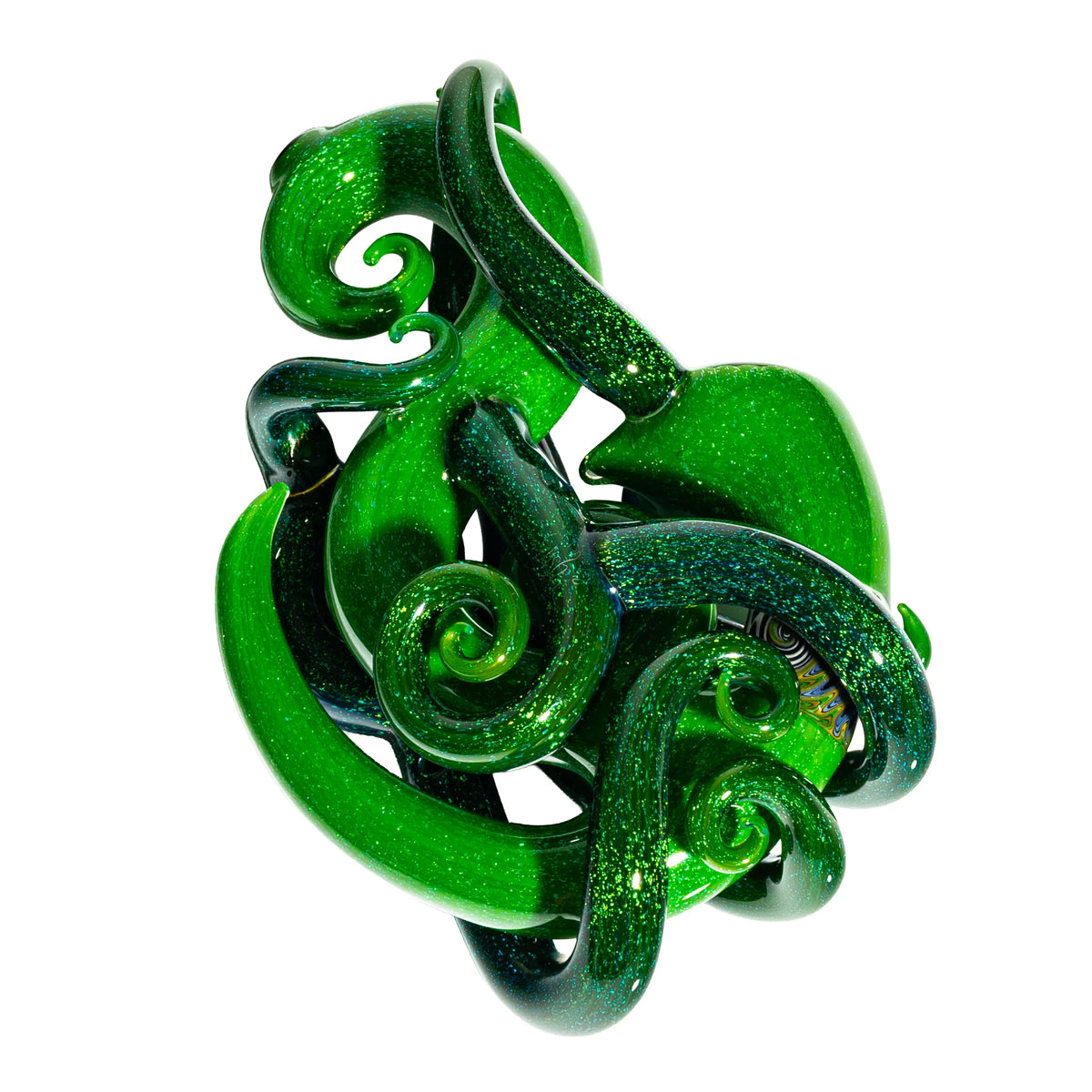 Hand-blown glass dab rig by Eusheen