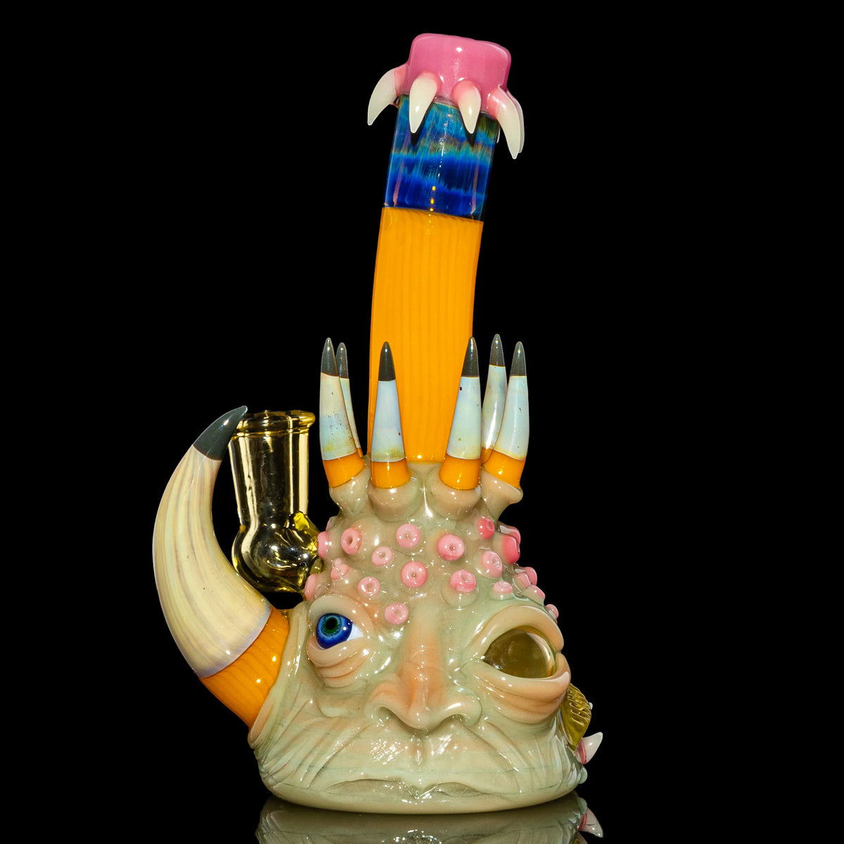 Hand-blown glass dab rig by Salt x Sherbet
