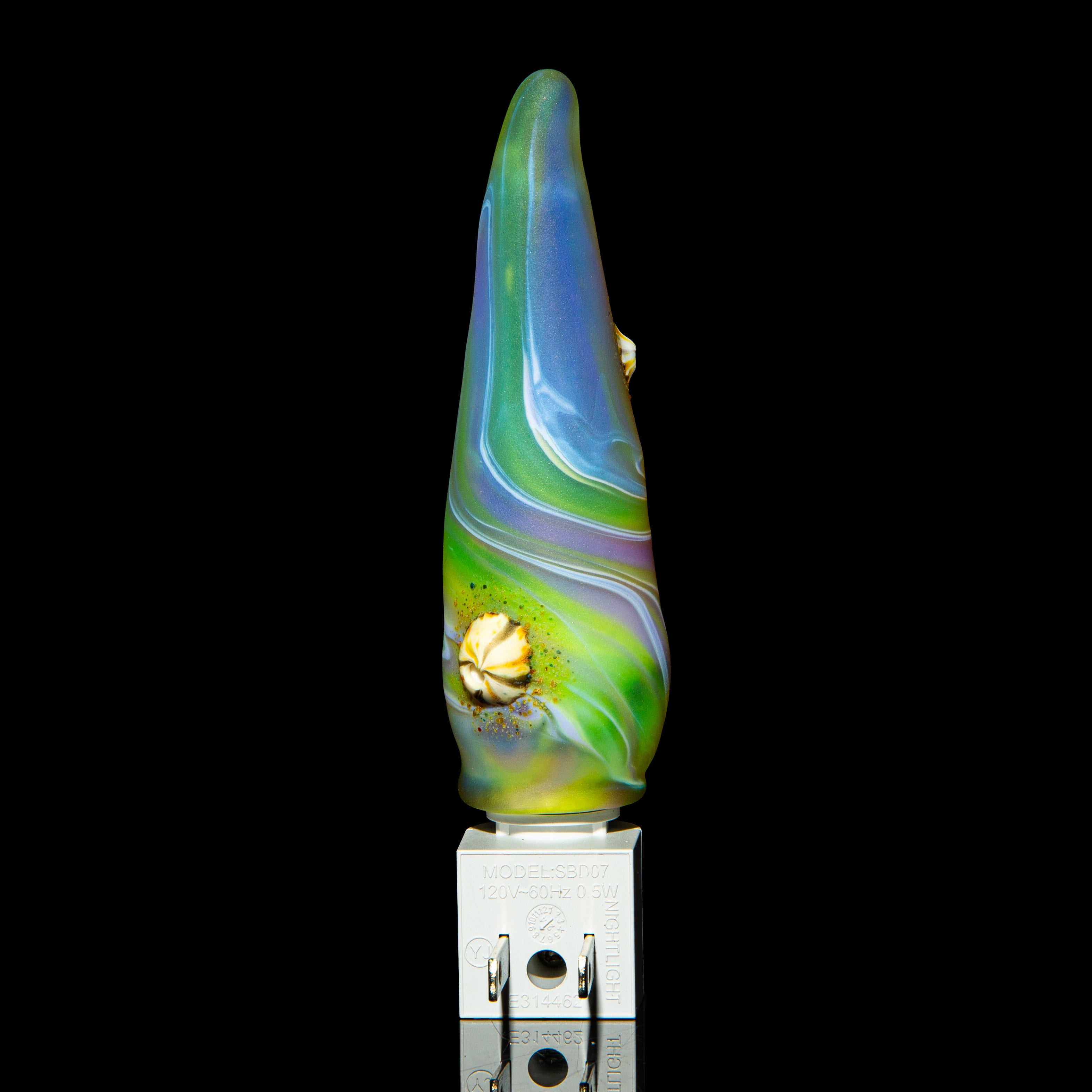 C Glass x Mrs Claws - Green & Purple Nub Night Light