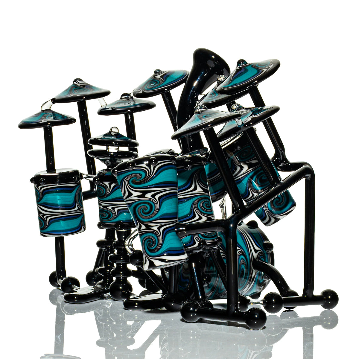 AJ Roberts - Aqua Azul Drum Set