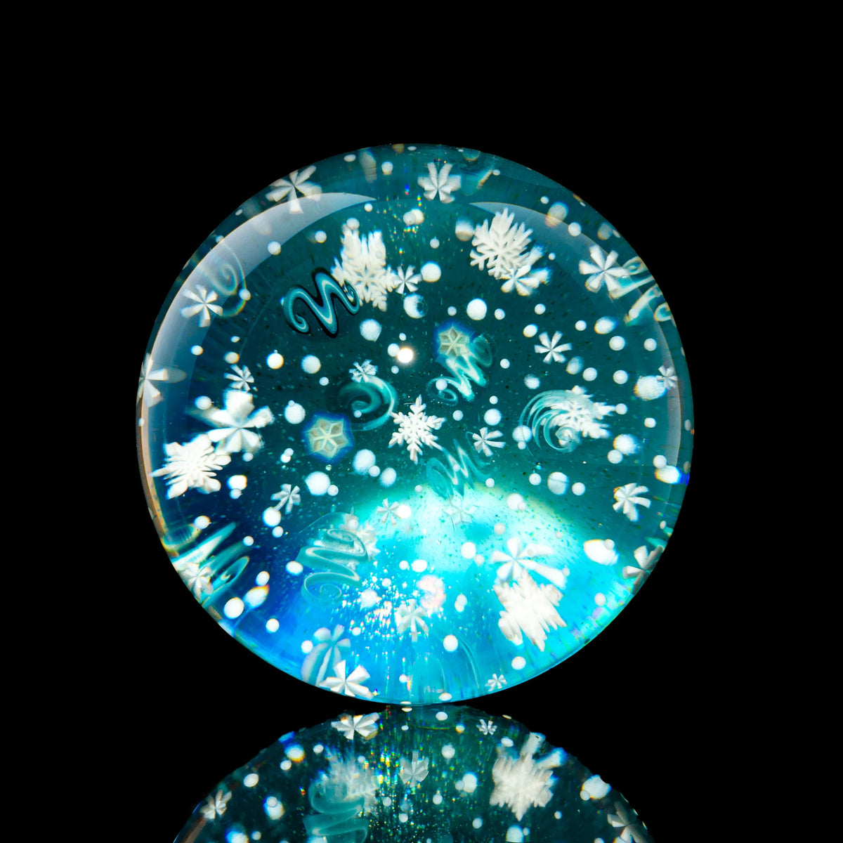 Hand-blown glass marble by Chaka