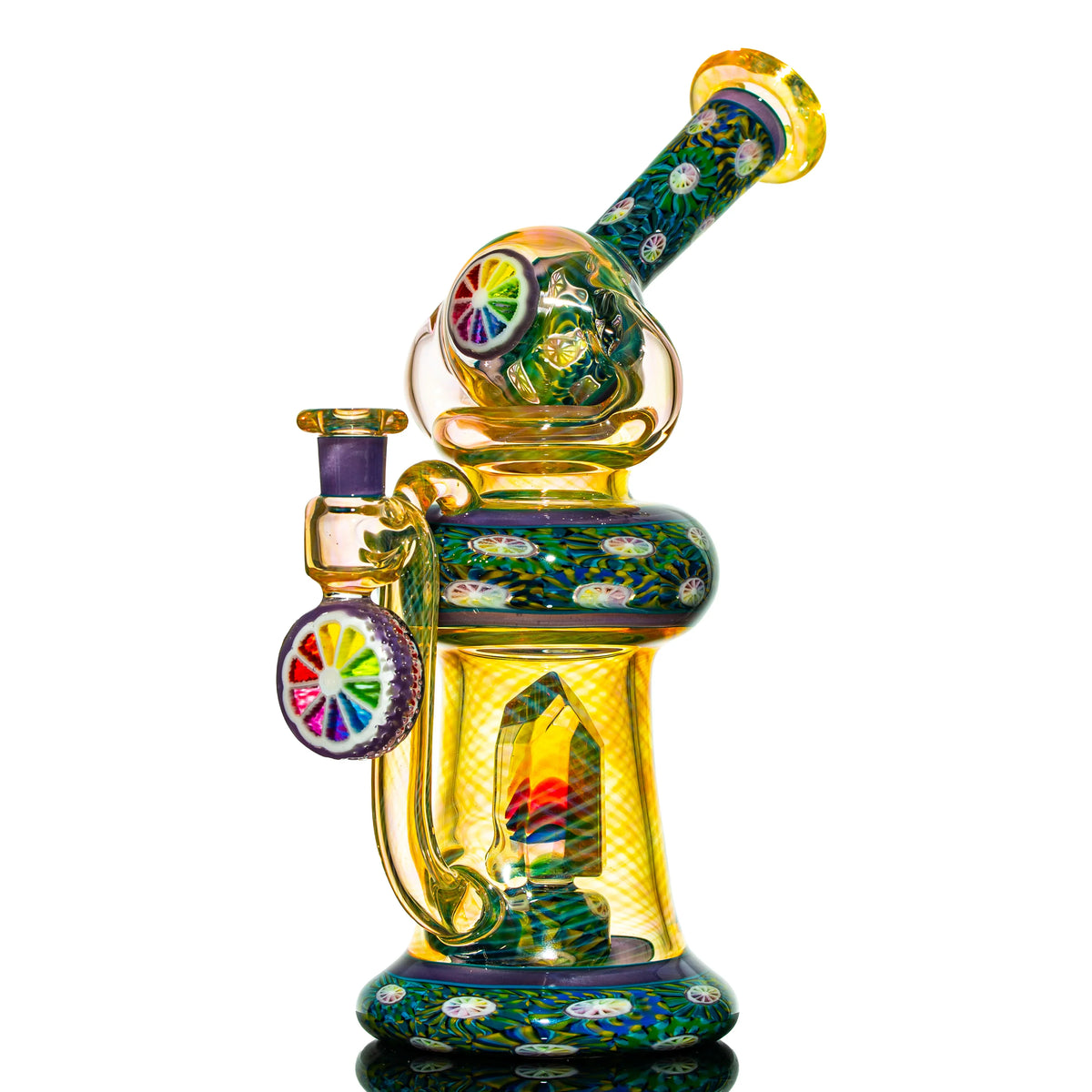 glass piece by Sam Lyons x 2Stroke