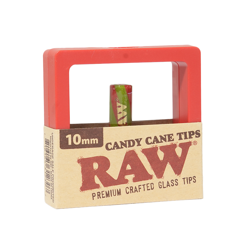 Raw - Glass Candy Cane Tips