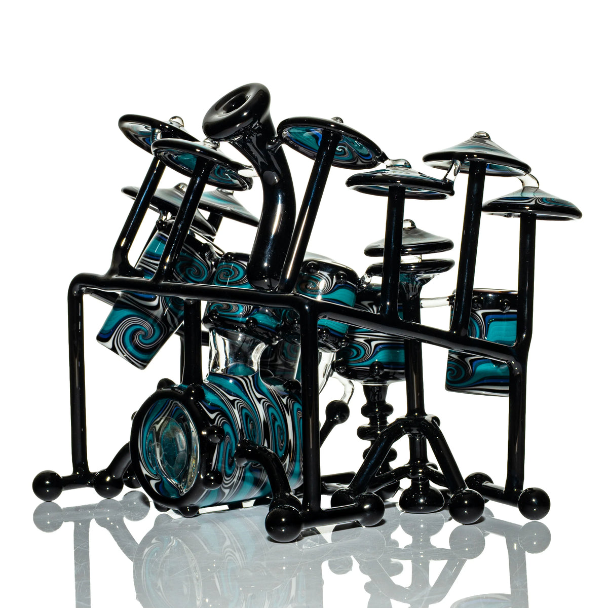 AJ Roberts - Aqua Azul Drum Set