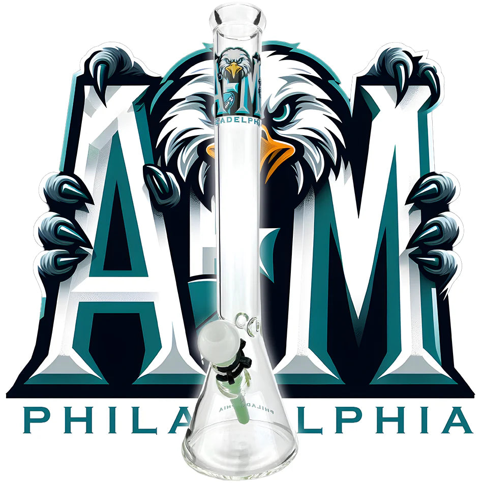 AFM Glass - 18" Philadelphia Eagles Beaker