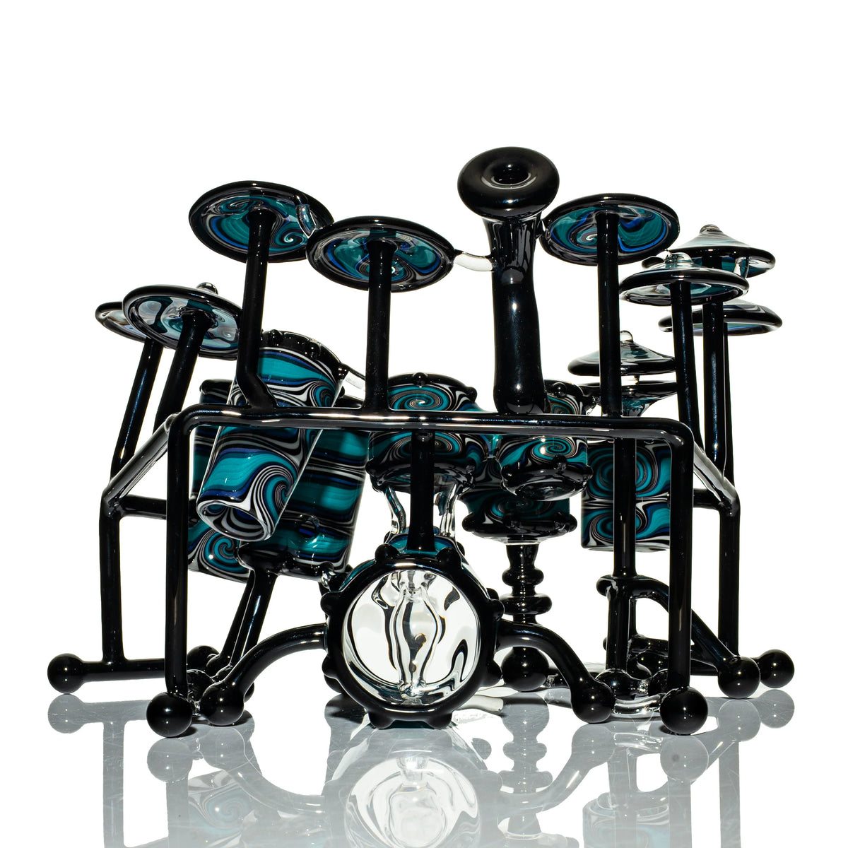 AJ Roberts - Aqua Azul Drum Set