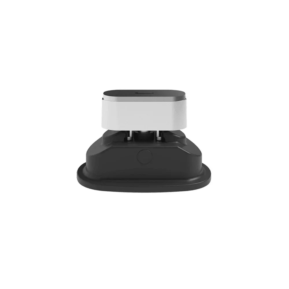 Black and white vaporizer base replacement part on white background