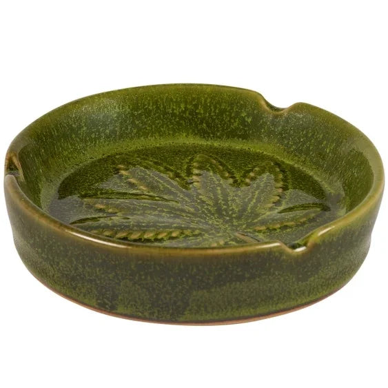 Pot Leaf ashtray by Questionables