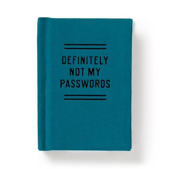 Definitely Not My Passwords Tiny Journal
