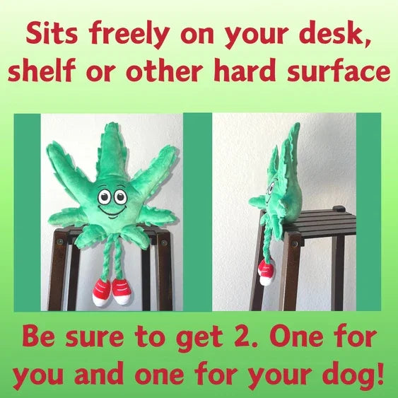 Paw:20 - MJ The Weed Leaf Dog Toy