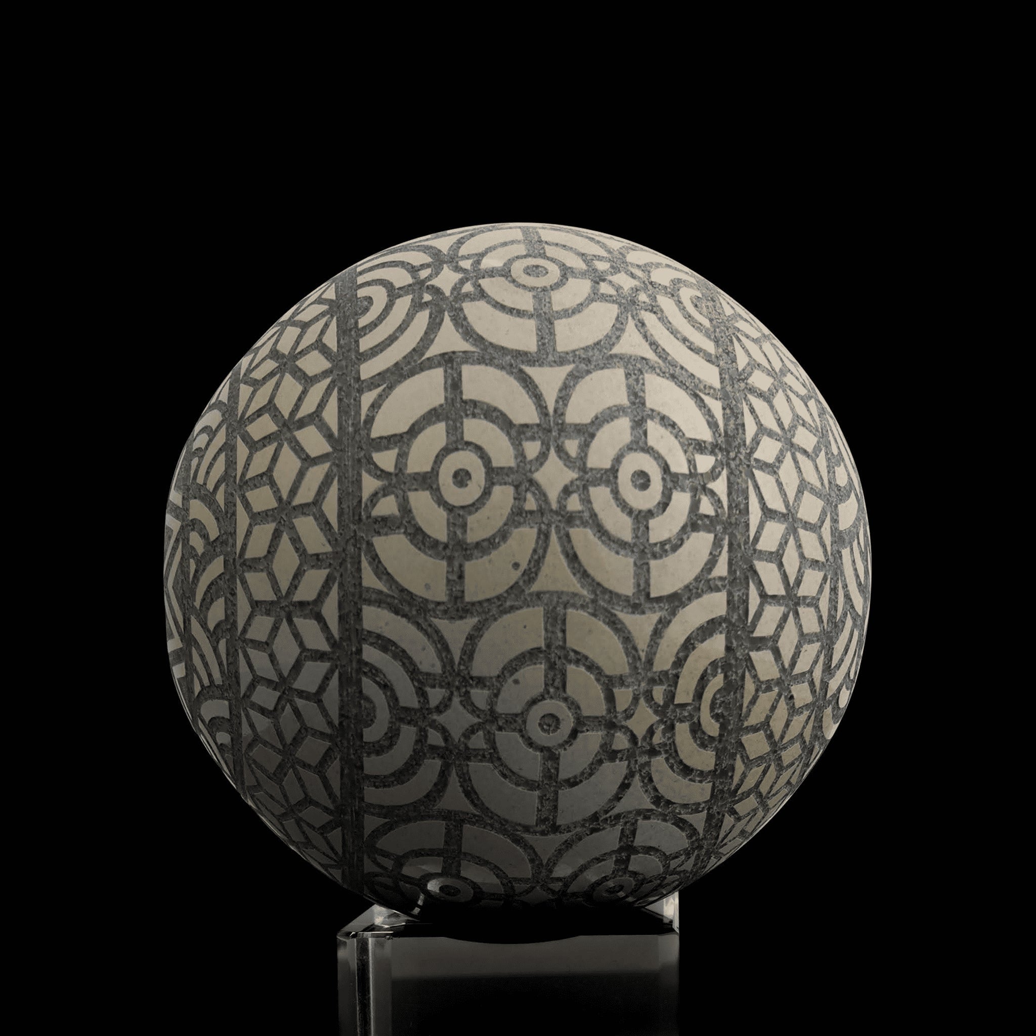 Artist Stylie - Geometric 60mm Marble