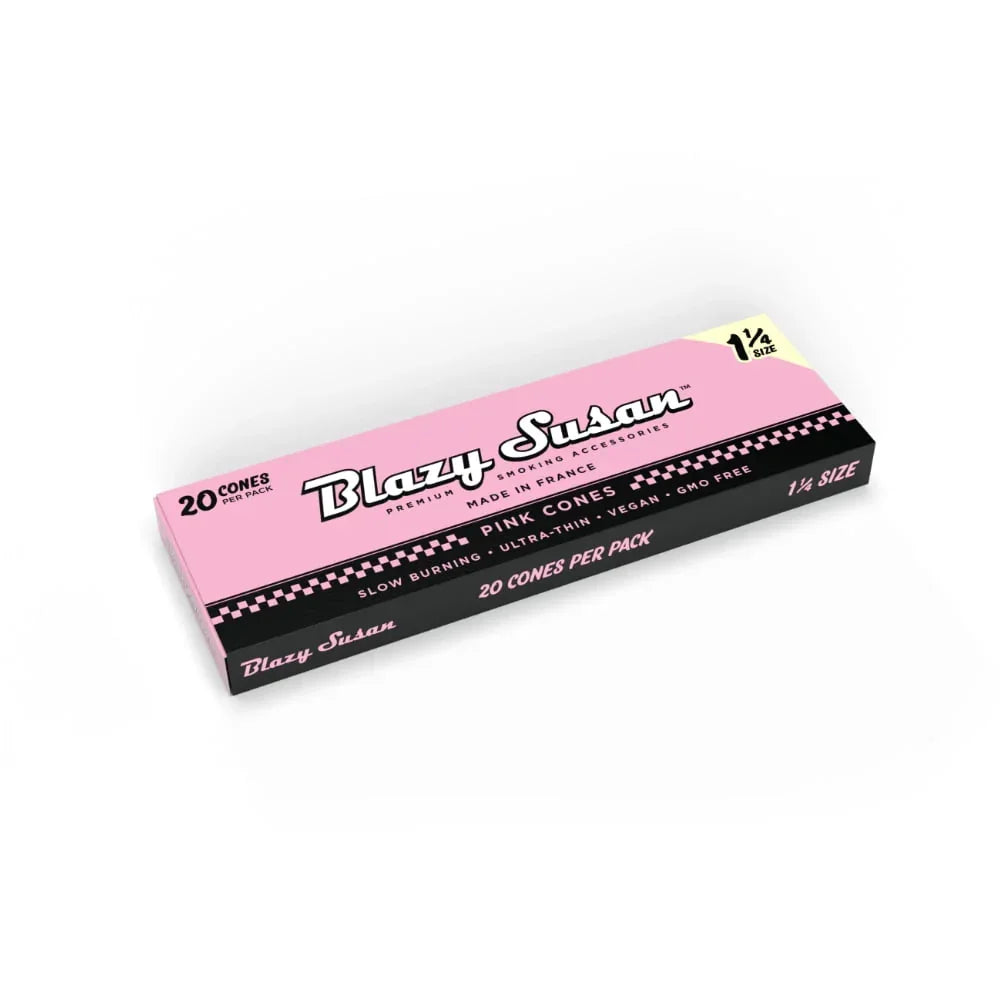 Pack of 20 pink pre-rolled cones by Blazy Susan