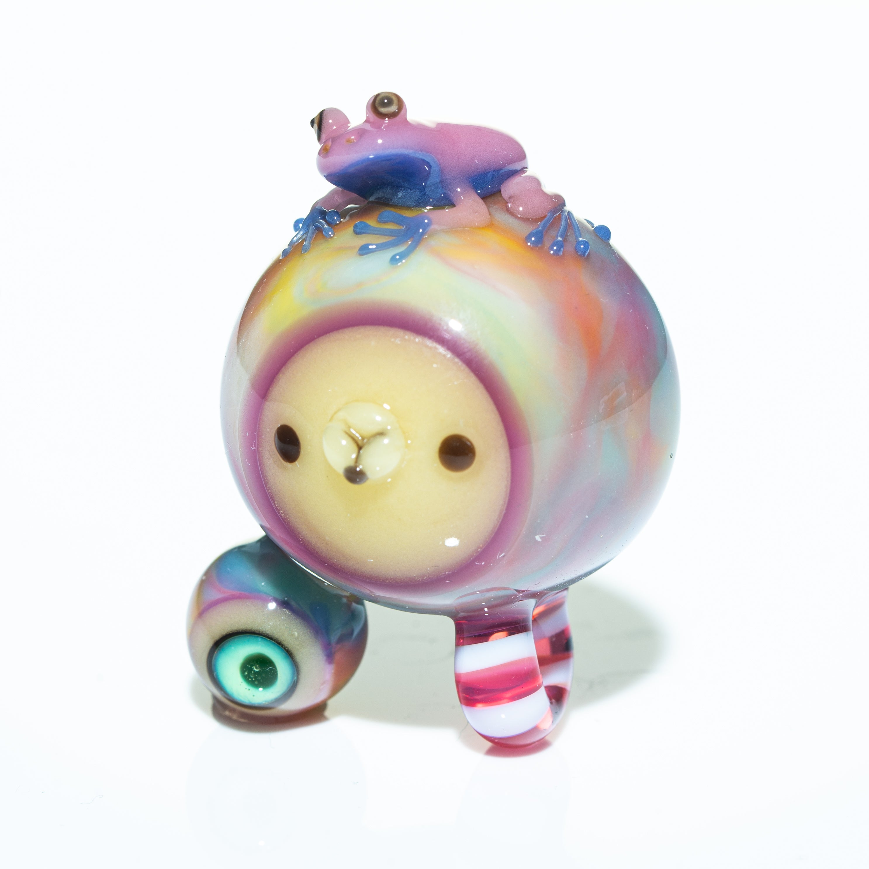 Aquarius - Frog Eye Cotton Candy Chappy Pendant