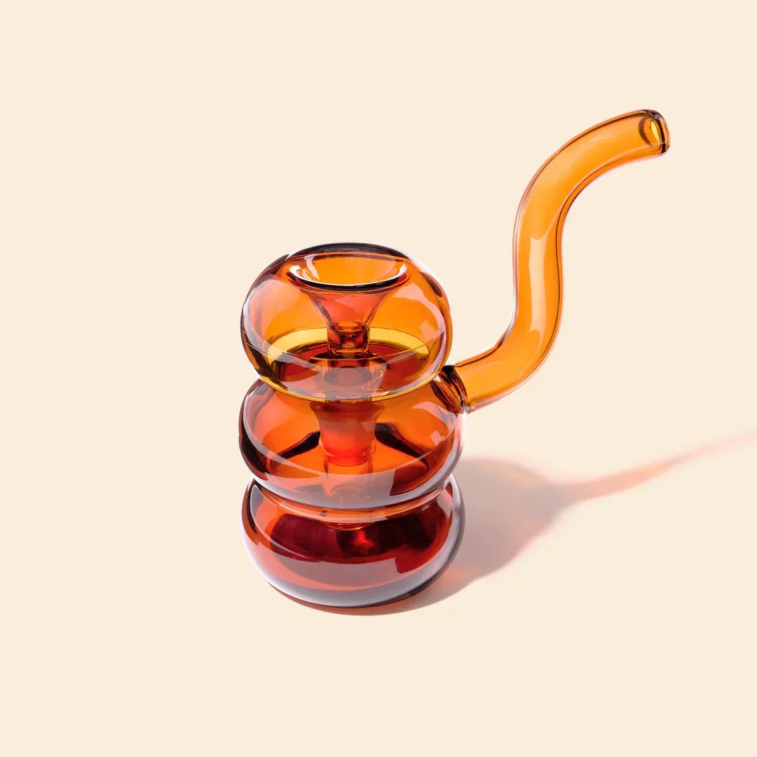 Hand-blown glass Bolla Bubbler by NWTN Home