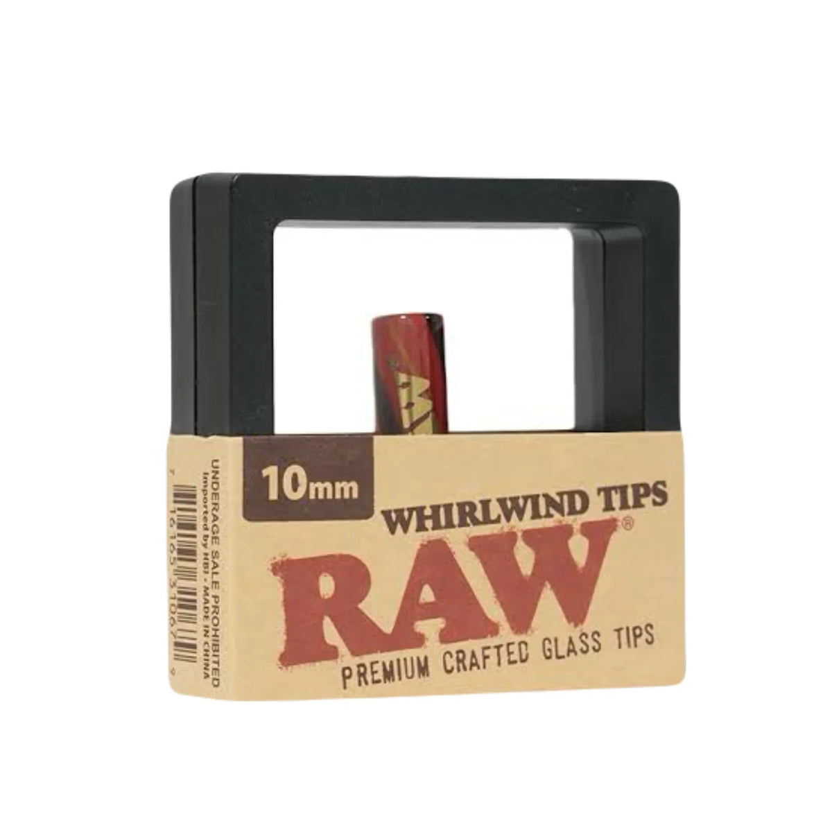 Reusable glass whirlwind filter tips by Raw
