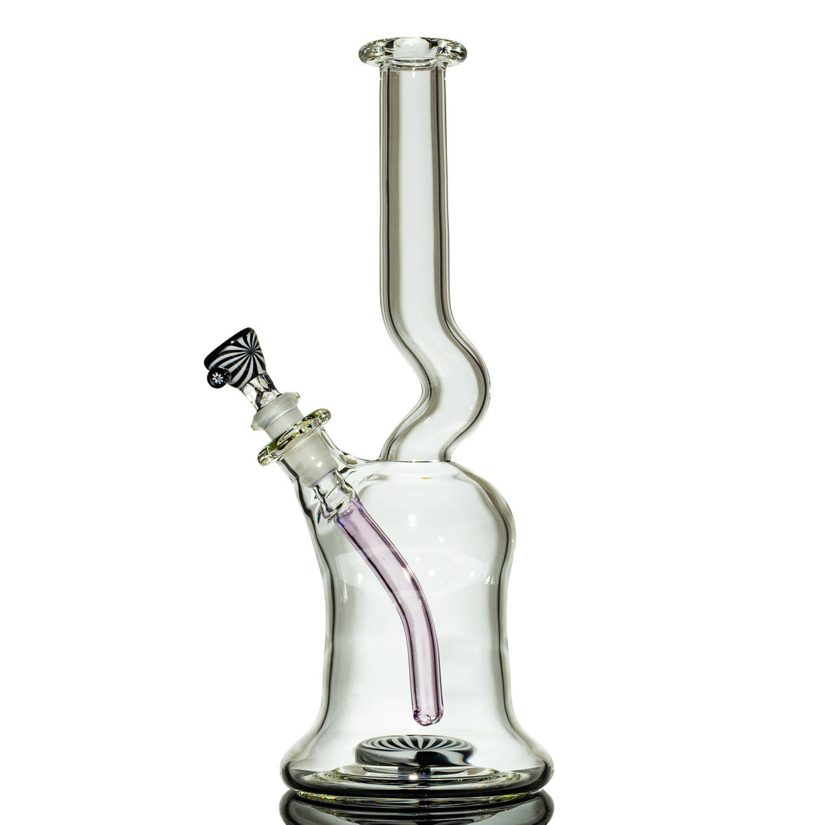 Hand-blown glass bong by Henry Hollingsworth