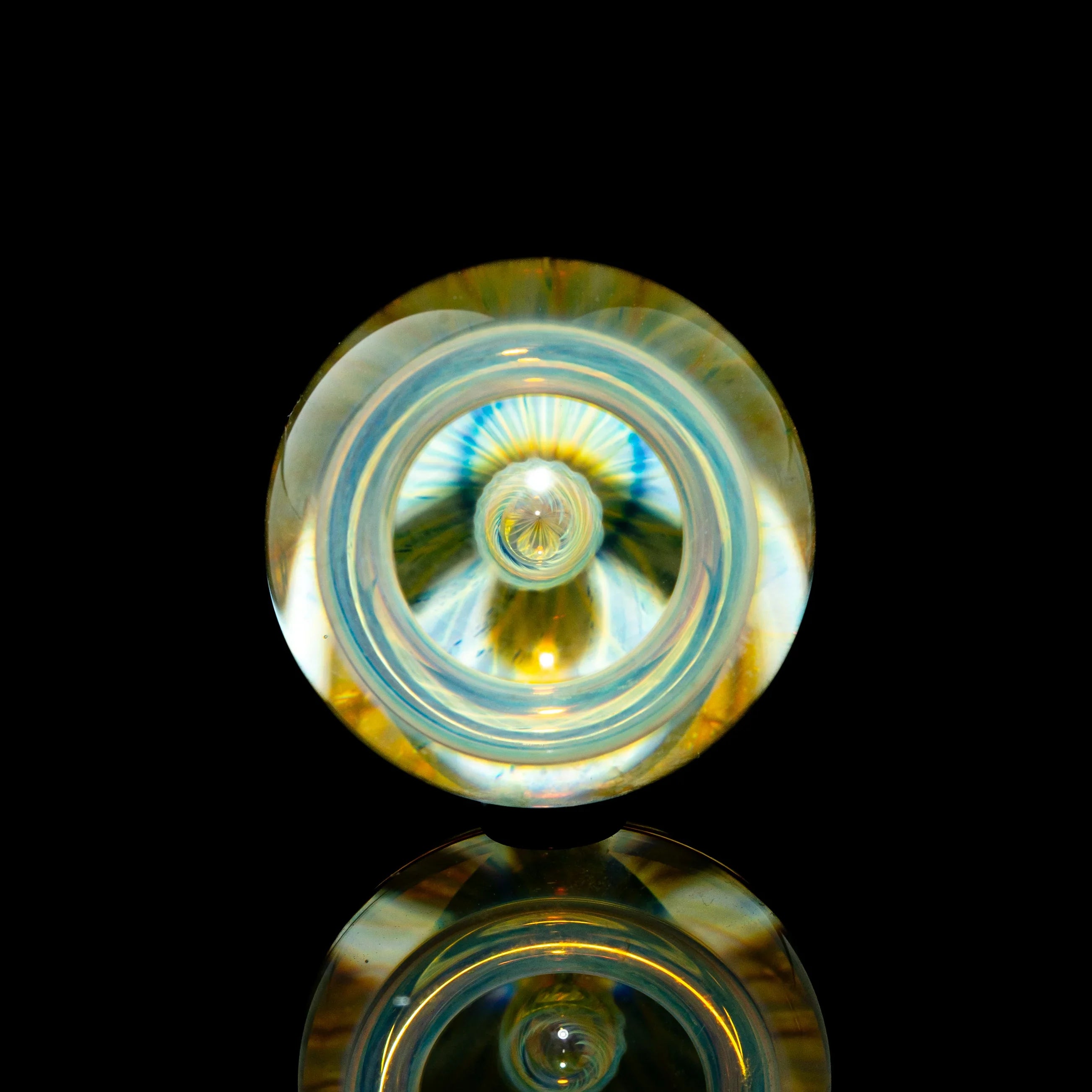 Beak Glass - Linework Toroidal Top Marble 3