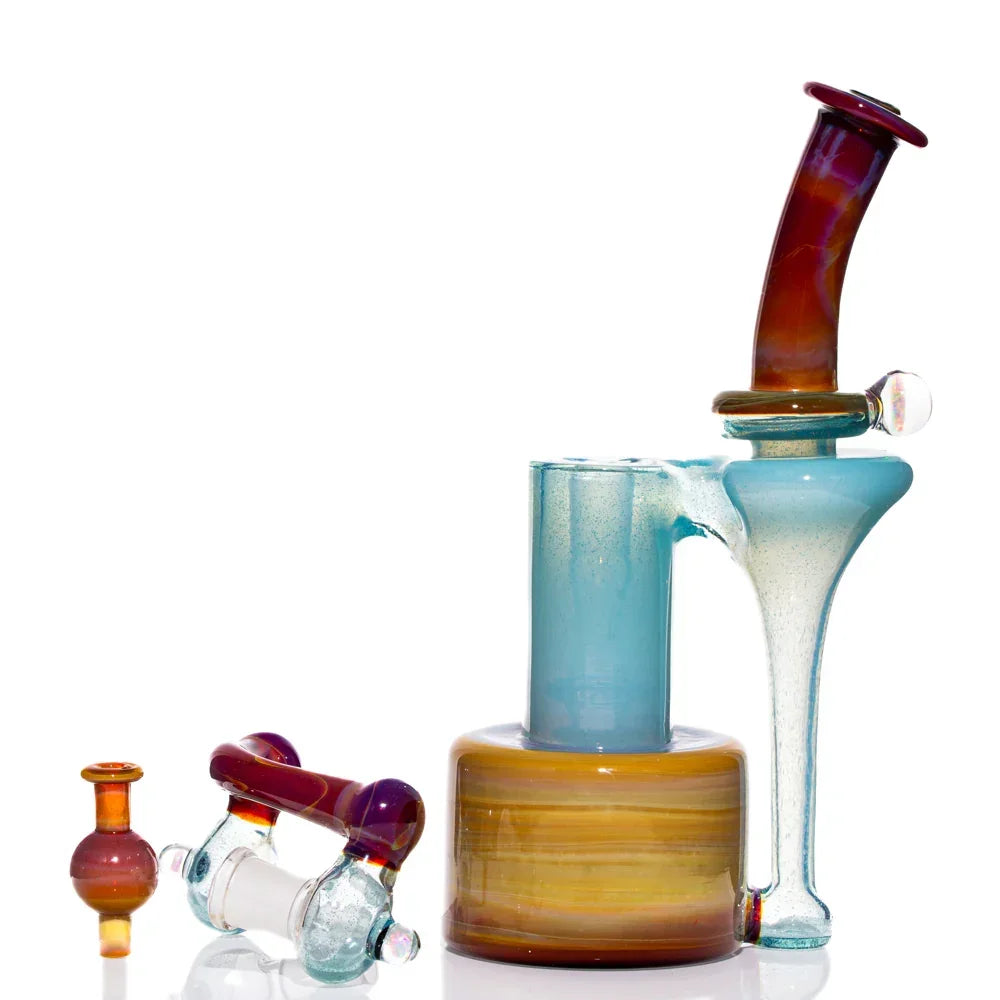 Bear Mountain Studios - Blue & Amber 14mm DD RBR