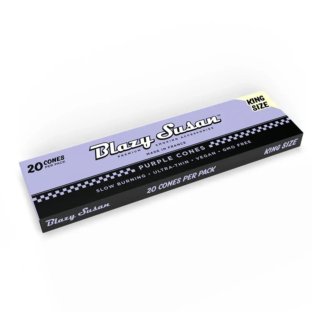 Pack of 20 purple pre-rolled cones by Blazy Susan