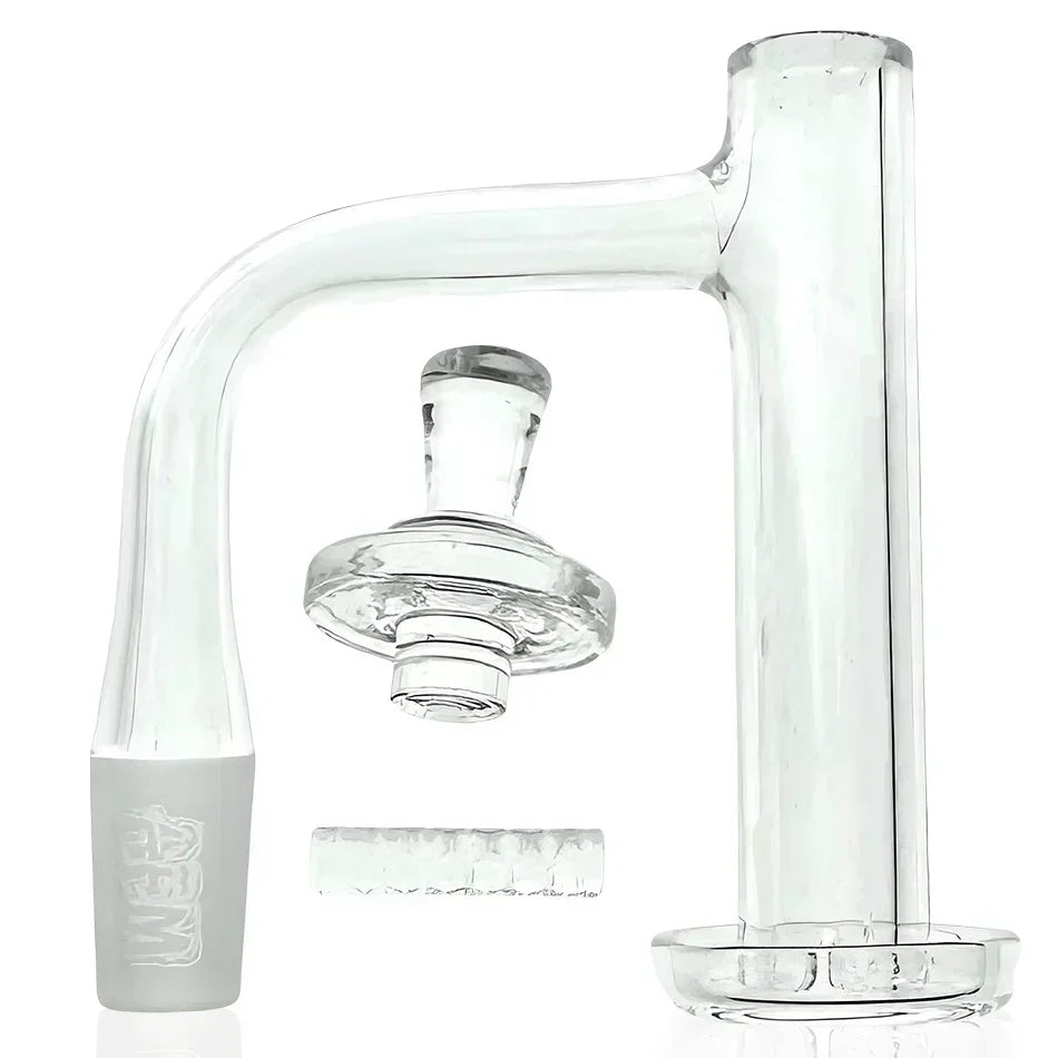 Clear glass ash catcher with percolator attachment for water pipe or bong