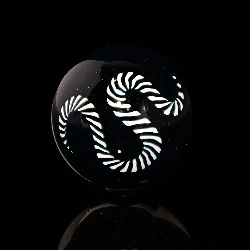 Coyle - Black & White Monkey 33MM Marble