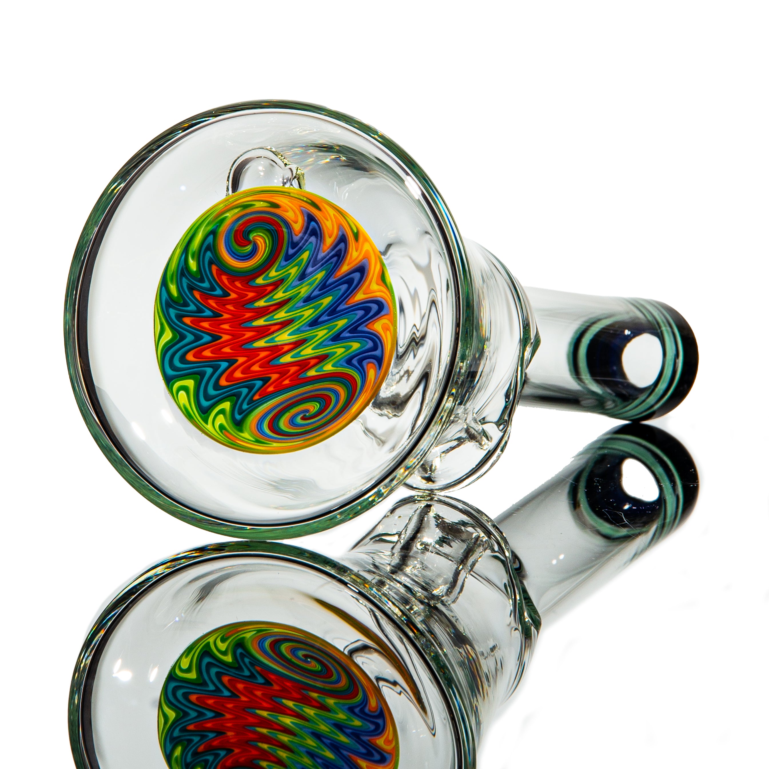 NES Glass - Black Lip Wig Wag Mini Beaker