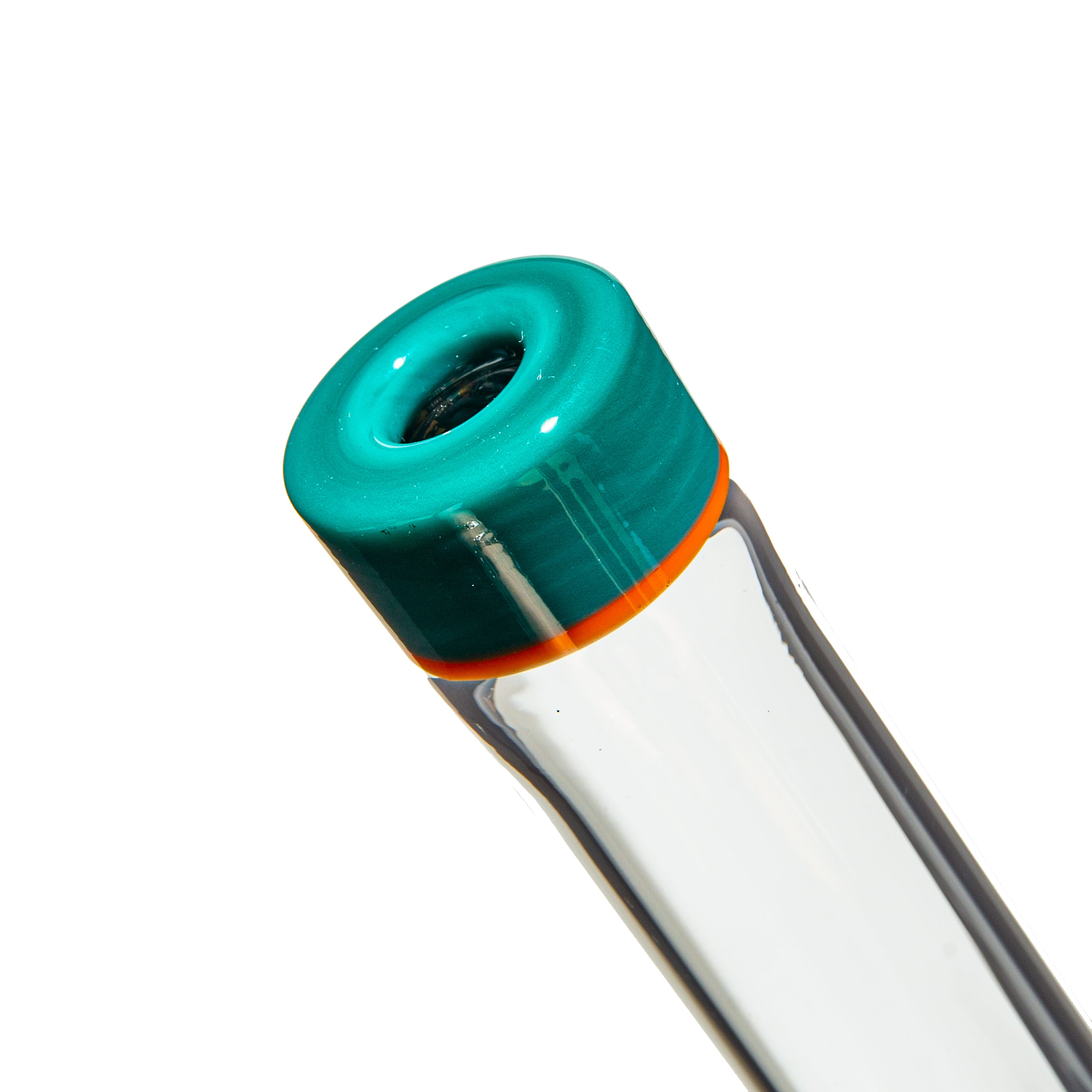 NES Glass - Teal Lip Wig Wag Mini Beaker