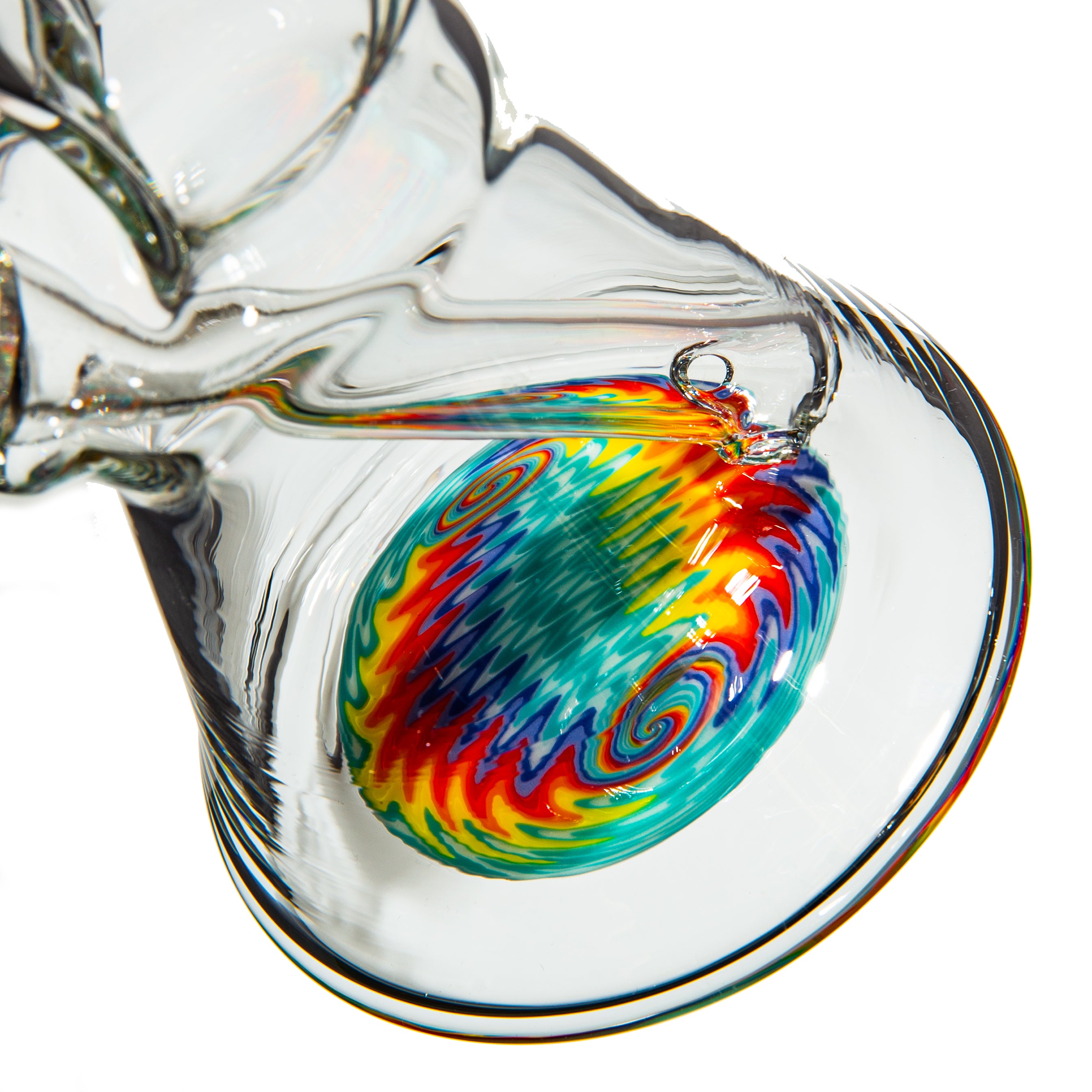 NES Glass - Teal Lip Wig Wag Mini Beaker