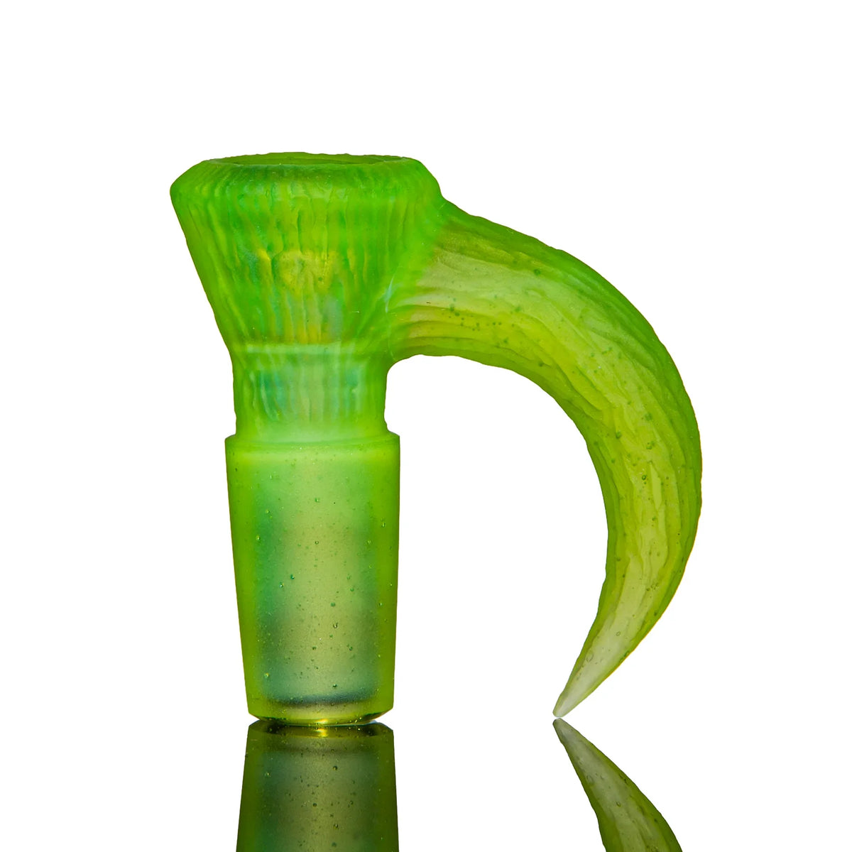 Hand-blown glass Slyme Fully Worked 18mm Slide by Simple Lemon Farmer x Gids