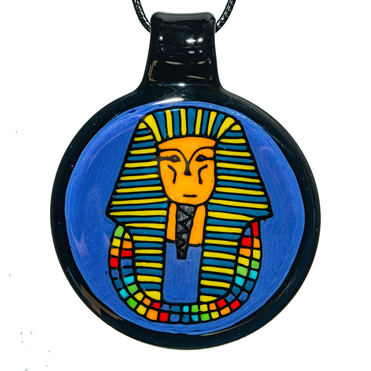 Hand-blown glass pendant by Kevin Murray