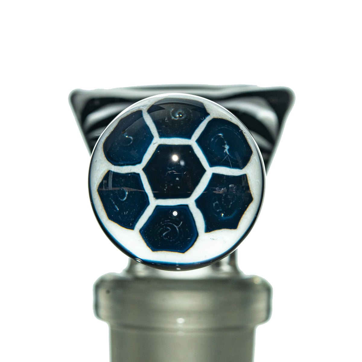 Hand-blown glass 14mm Slide 2 by Swiss Perc x Jason Lee