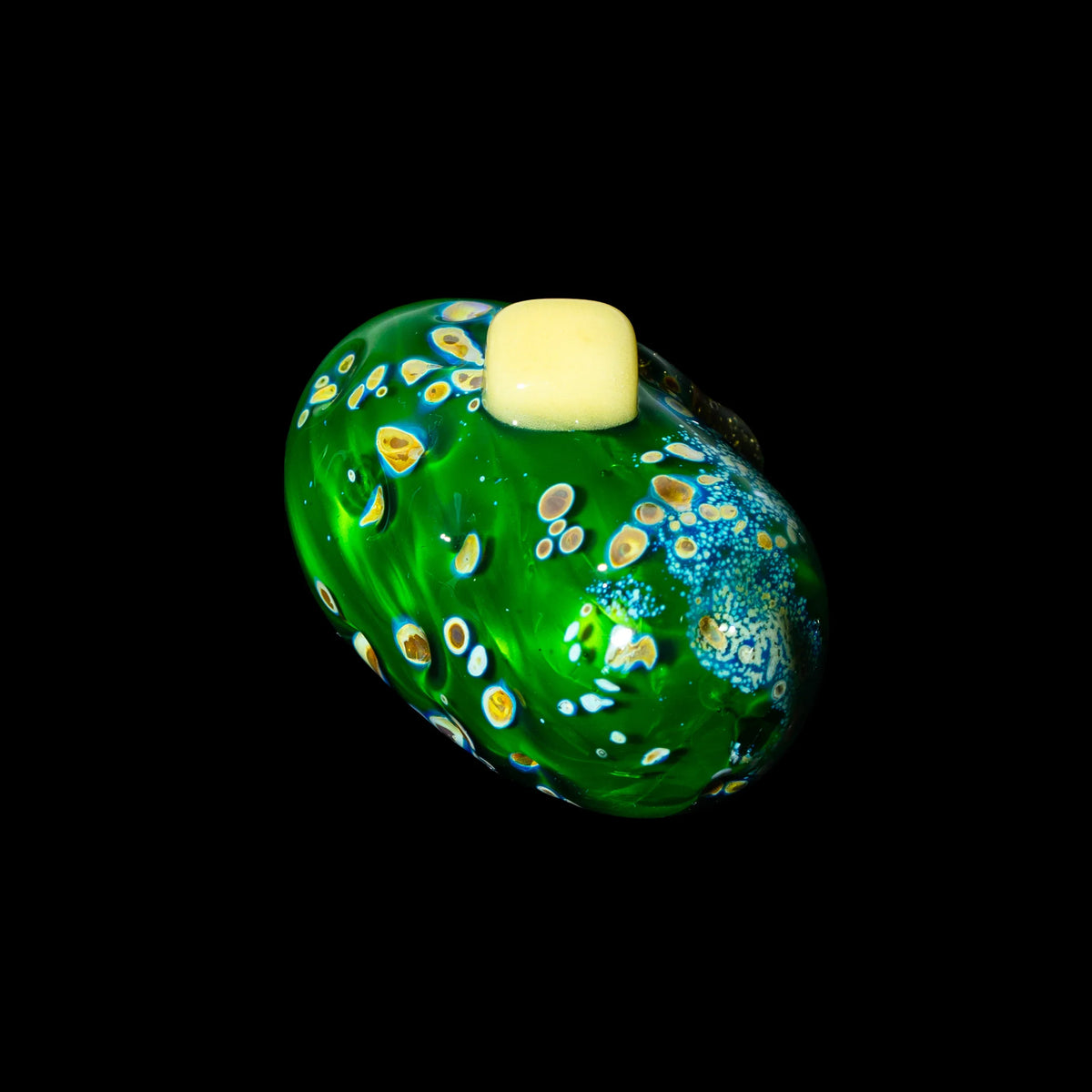 Alec Blows Glass - Radioactive Green Buttered Pocket Potato