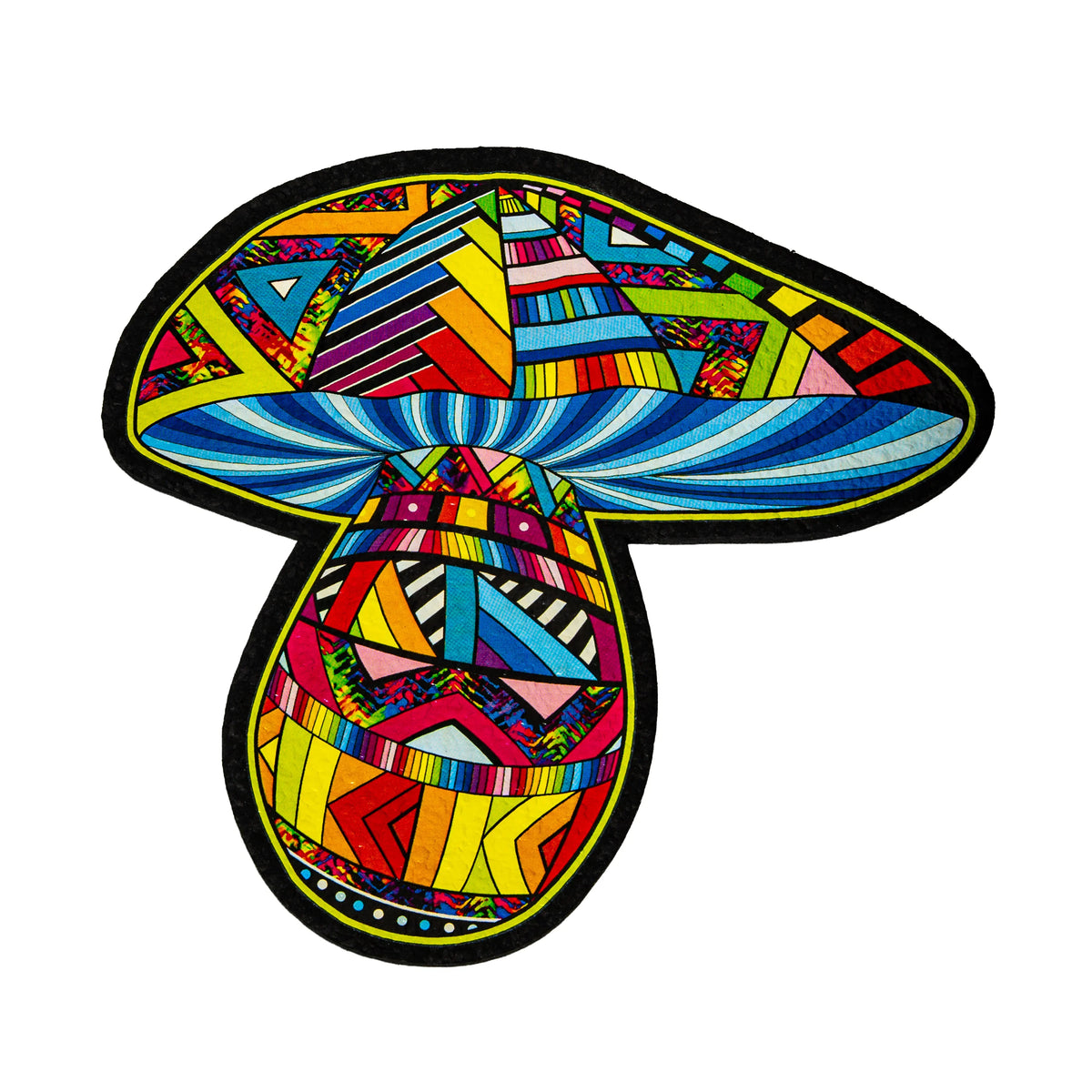 Dabbing accessory with a shroom design by Trip A x Fabsss