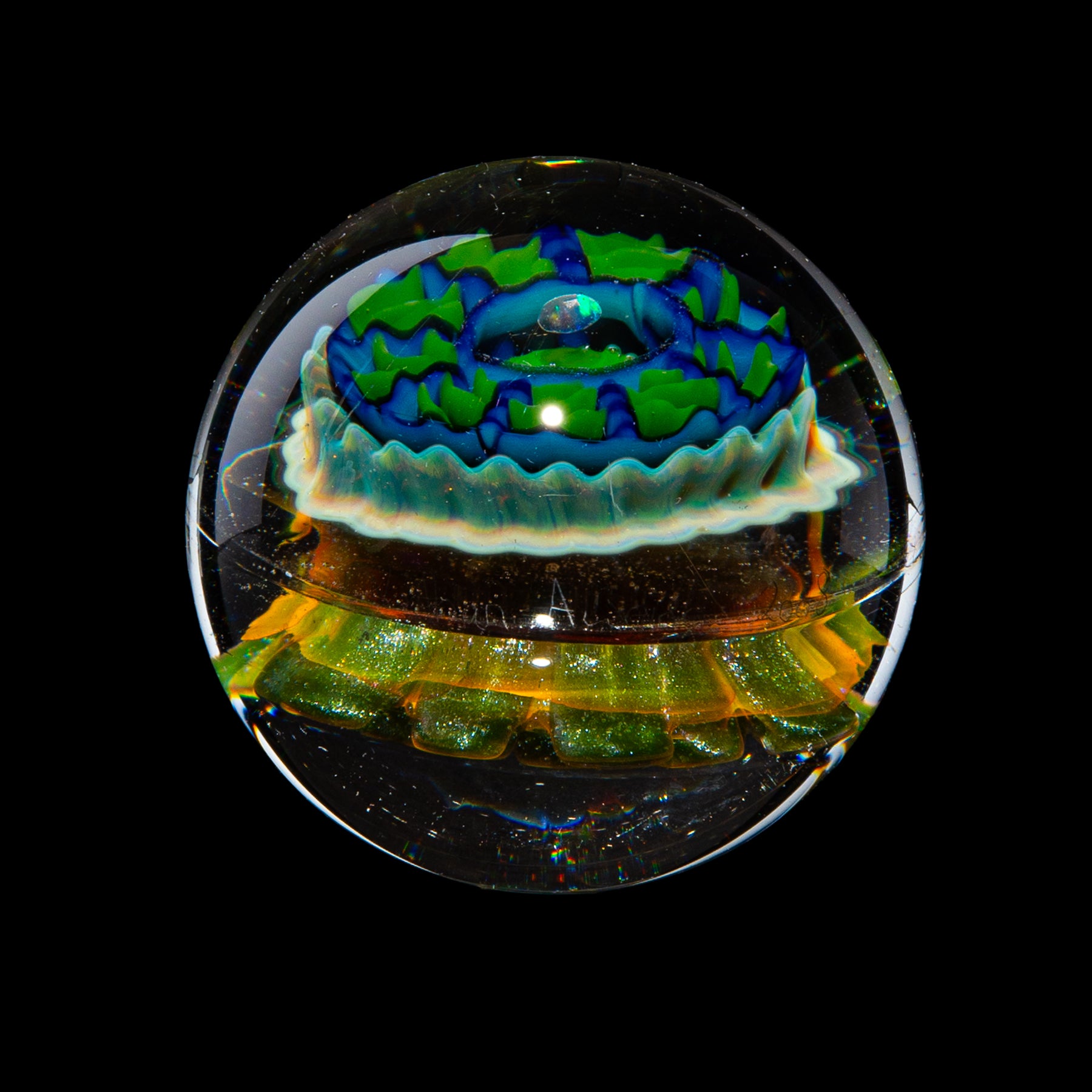 Swiss Perc - Moss Double Sided Marble