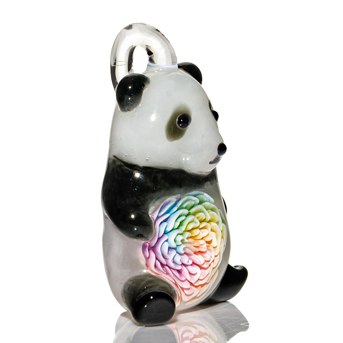 Glass Azu - Panda Pendant