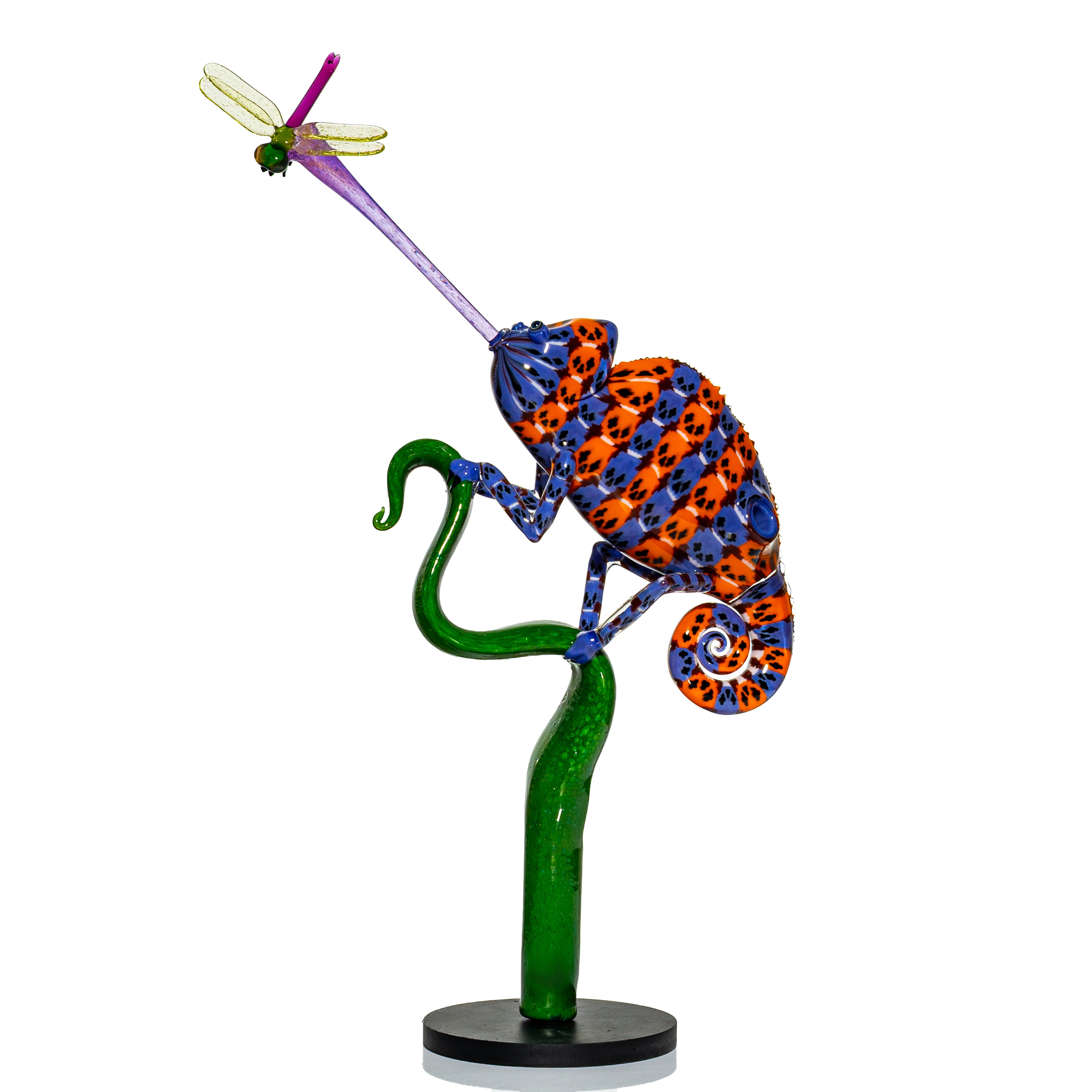 Crunklestein - Purple & Orange Skull Chameleon