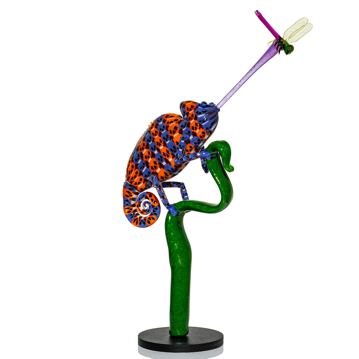 Crunklestein - Purple & Orange Skull Chameleon