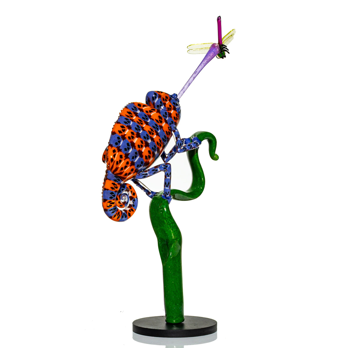 Crunklestein - Purple & Orange Skull Chameleon