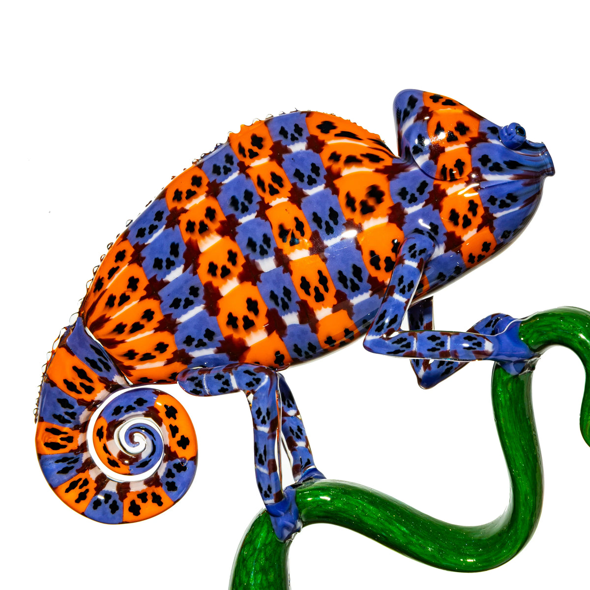 Crunklestein - Purple & Orange Skull Chameleon