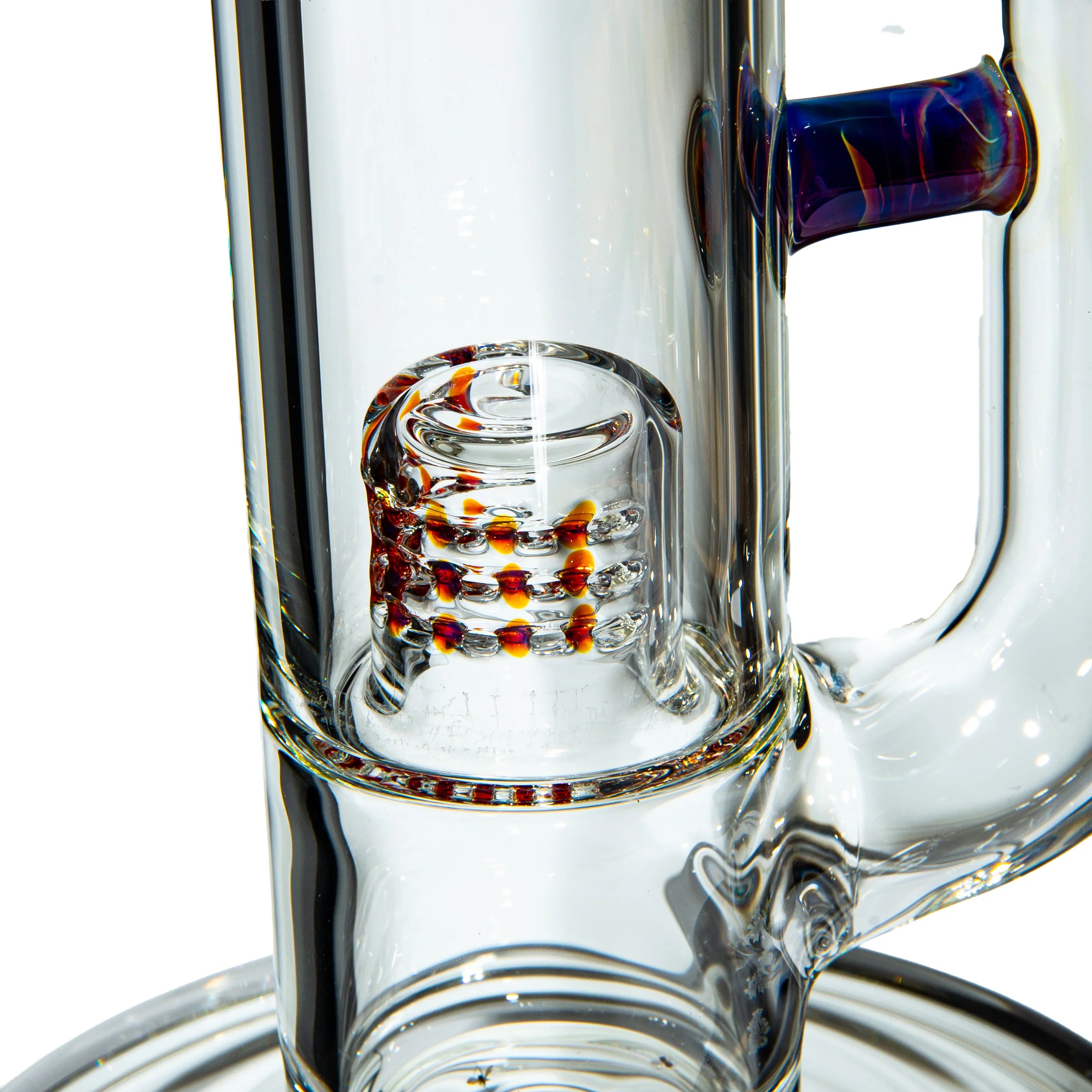 Kenta Kito - Amber Purple Gridded Cap Inline Tube