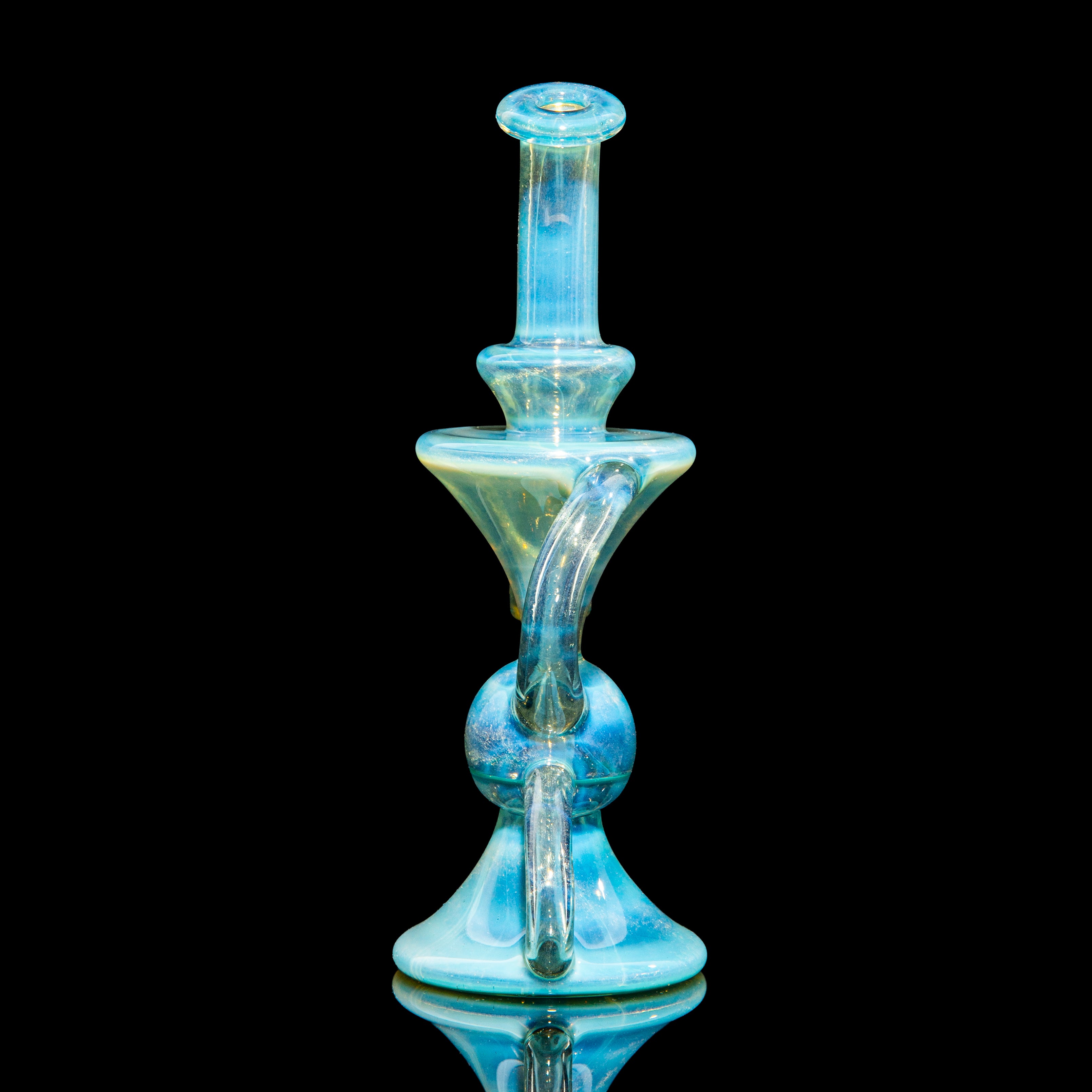 Blob Glass - Cryan Opal Over White Satin Klein Recycler