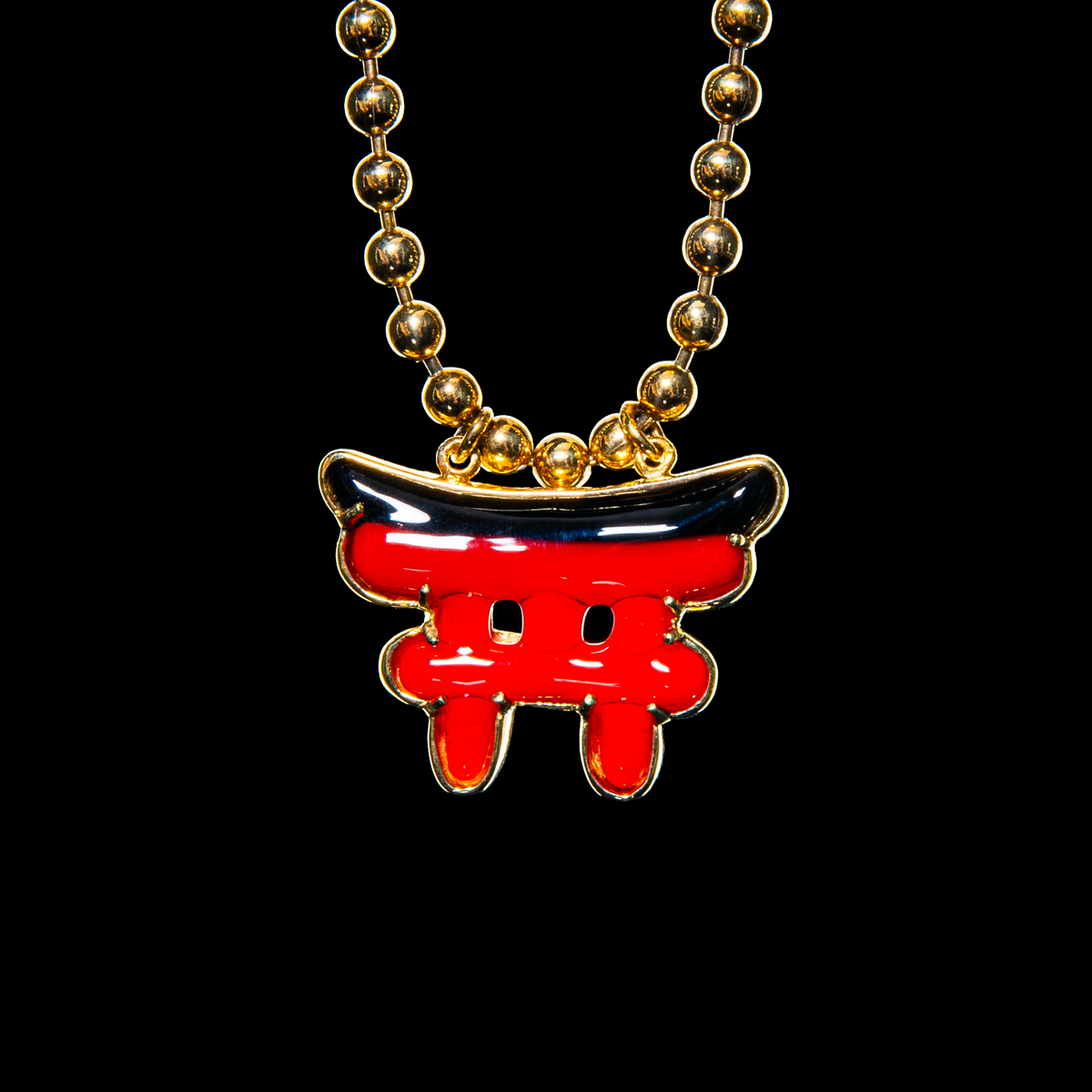 Seigaiha Glass x Hightable - Tori Gate Pendant